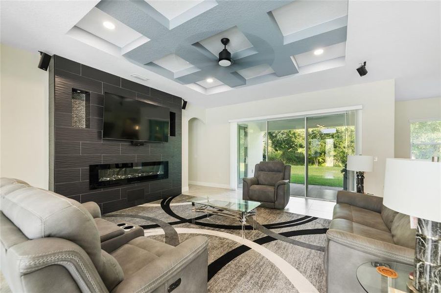 Furnished interior view inside a new home in , Palm Coast (Image 27).