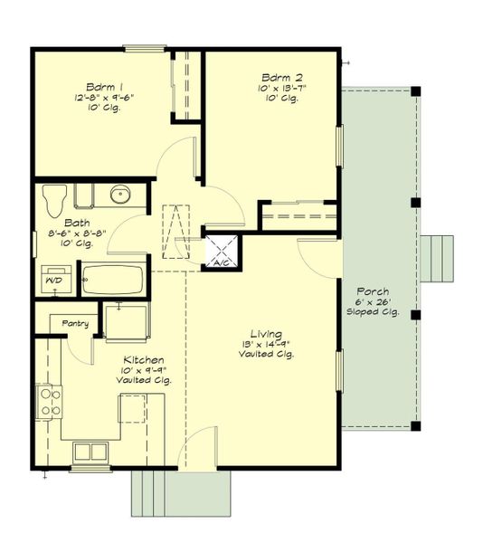 2D floor plan layout of this home in , Marion, NC (Image 3). 2D floor plan layout of this home in , Marion, NC (Image 3).