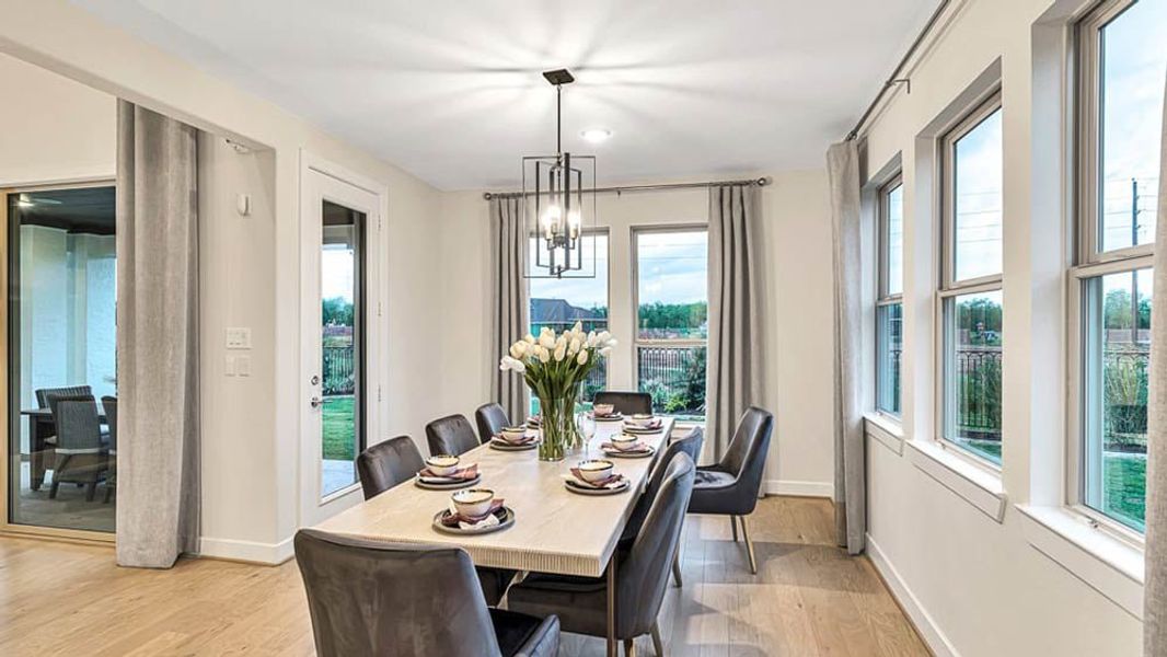 Furnished interior view inside a new home in Avalon at Cypress, Cypress (Image 13).