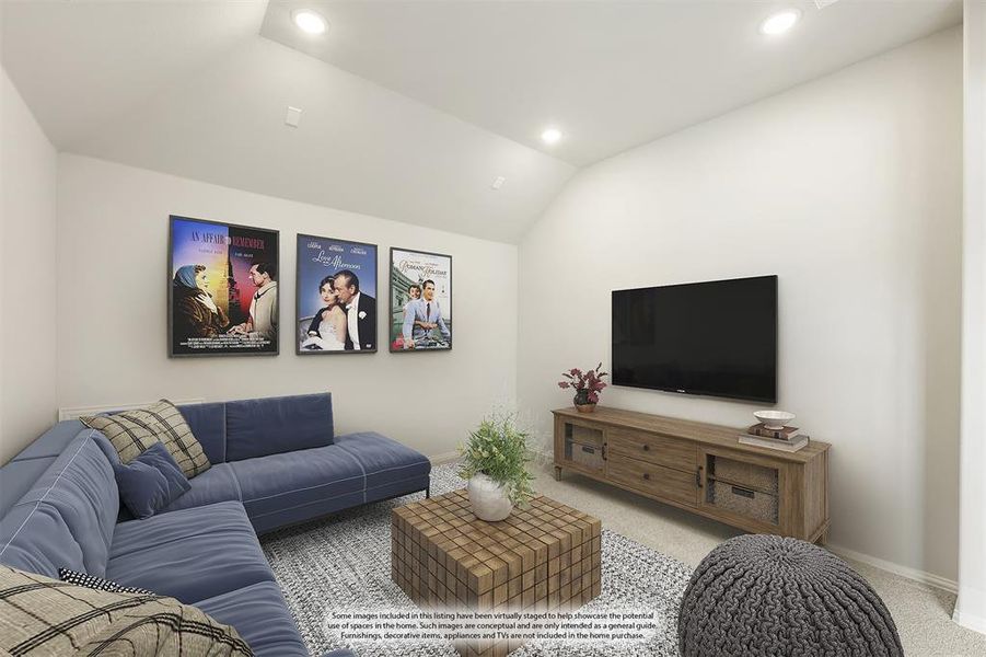 Furnished interior view inside a new home in Homestead at Daniel Farms Phase 2, DeSoto (Image 8). Furnished interior view inside a new home in Homestead at Daniel Farms Phase 2, DeSoto (Image 8).