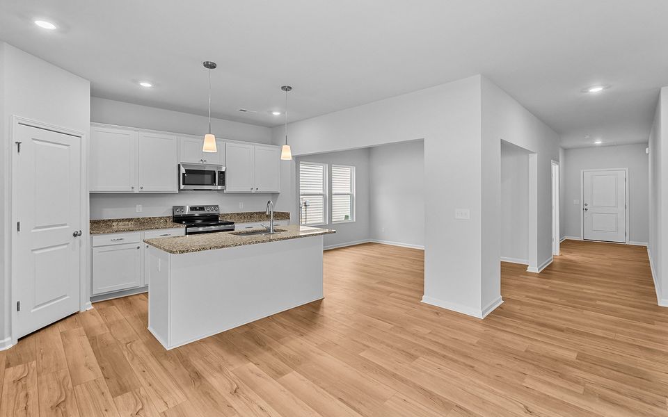 Furnished interior view inside a new home in Hanes Lake, Winston-Salem (Image 9).