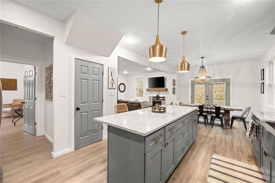 Furnished interior view inside a new home in , Dahlonega (Image 46).