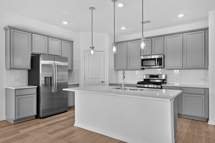 Furnished interior view inside a new home in Parks at Foster Crossing, Anna (Image 5).