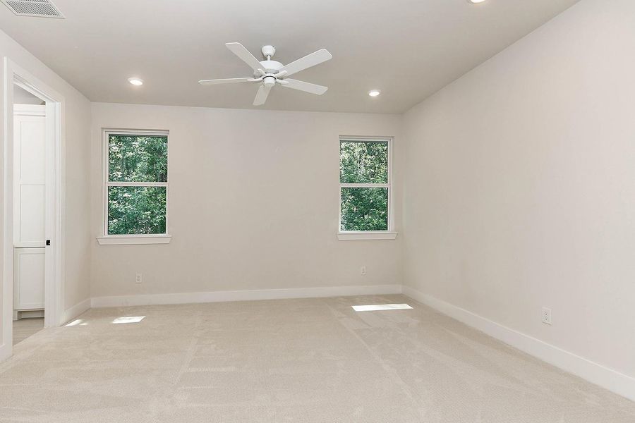 Spacious, unfurnished interior of a new home in , The Woodlands (Image 25). Spacious, unfurnished interior of a new home in , The Woodlands (Image 25).