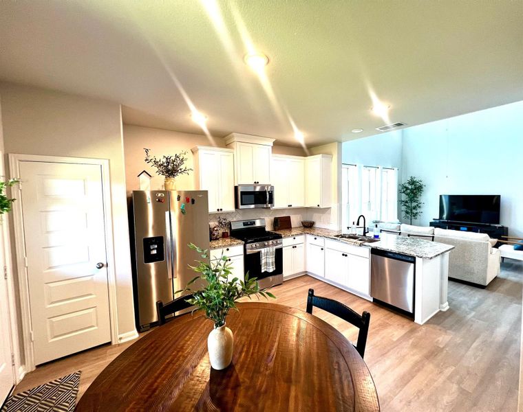 Furnished interior view inside a new home in Bluebonnet Village, Bellville (Image 11).