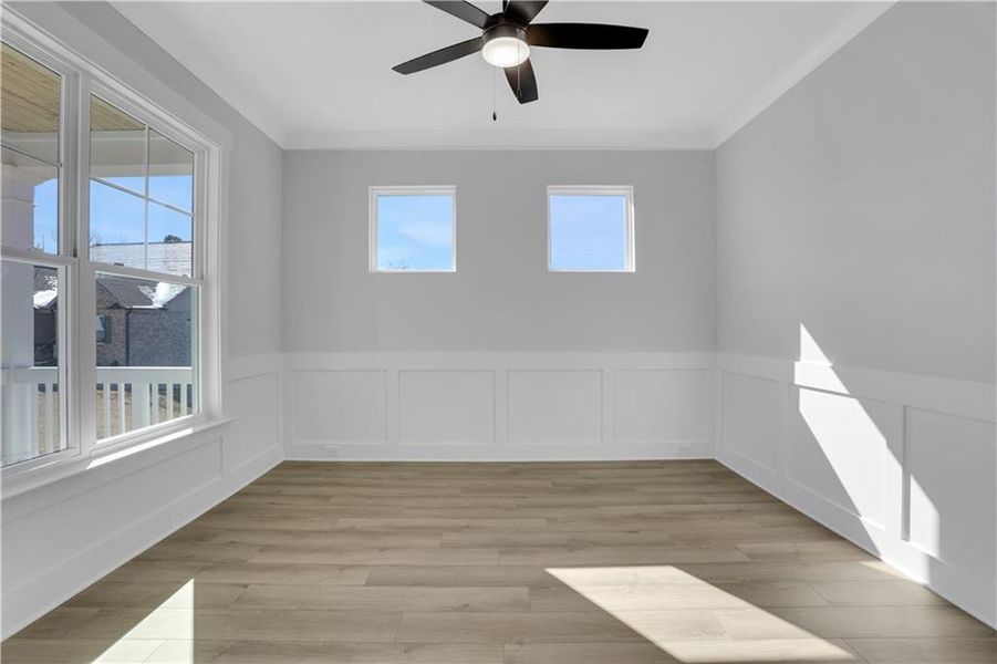 Spacious, unfurnished interior of a new home in Cambridge, Flowery Branch (Image 48). Spacious, unfurnished interior of a new home in Cambridge, Flowery Branch (Image 48).