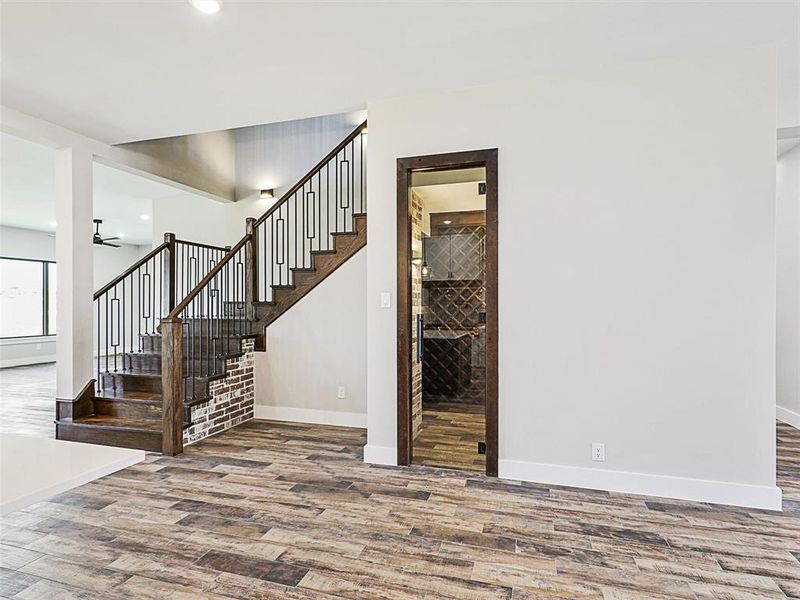 Gorgeous staircase crafted from 100% white oak.