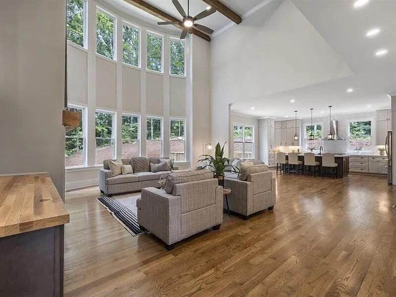 Furnished interior view inside a new home in , Woodstock (Image 43).