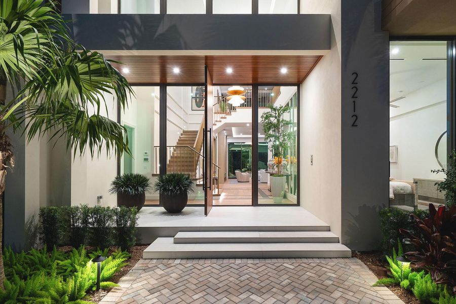 Front exterior of a new home in , Boca Raton, FL, highlighting curb appeal (Image 25).