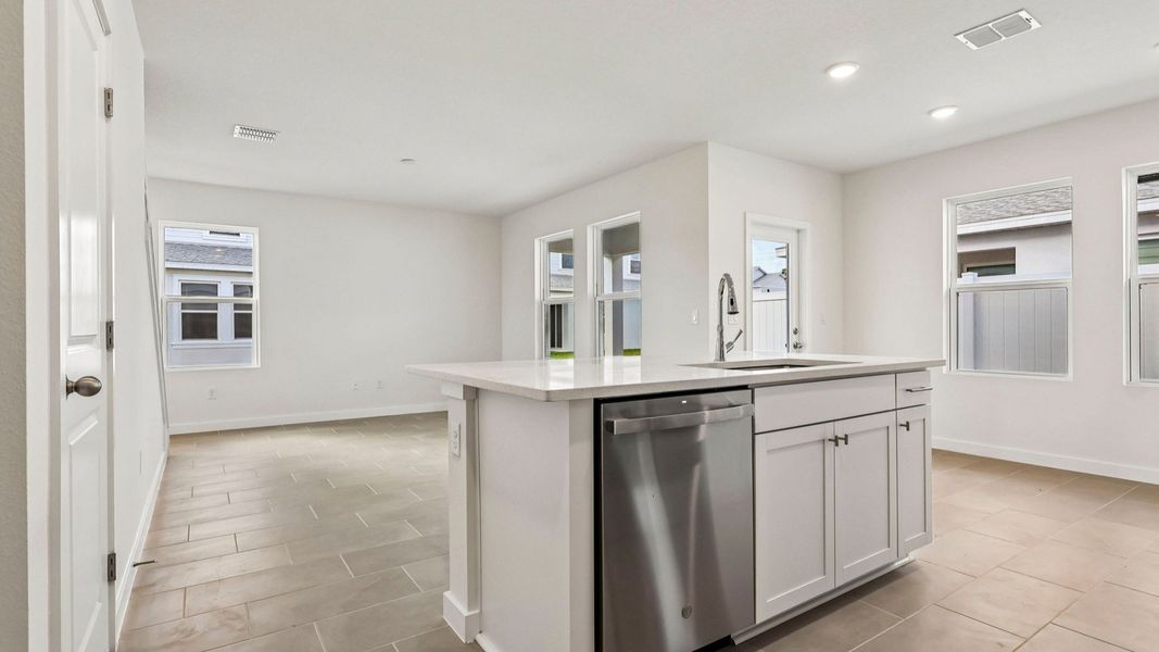 Furnished interior view inside a new home in Cyrene at Harmony, St. Cloud (Image 15).