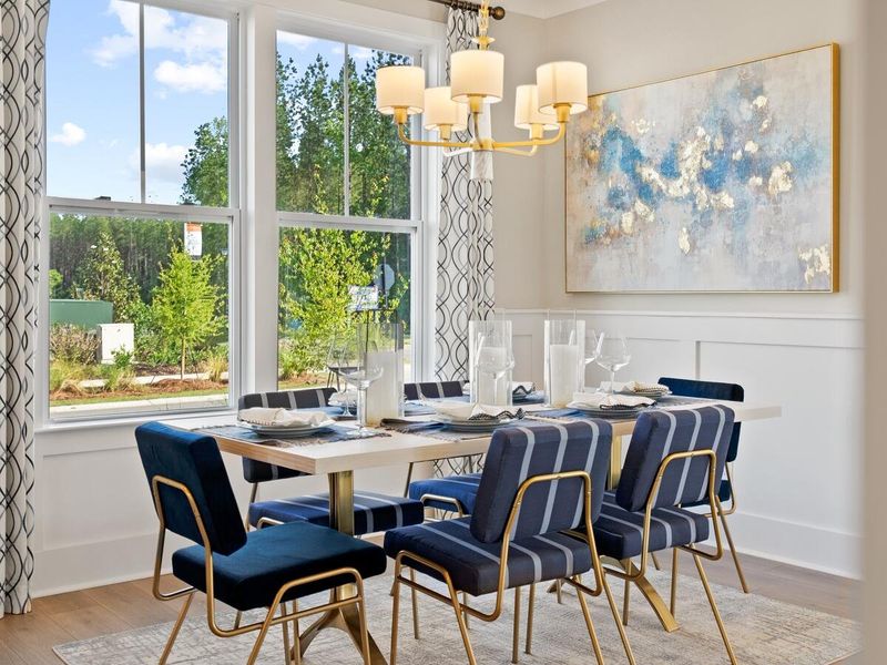 Furnished interior view inside a new home in , Ravenel (Image 6).