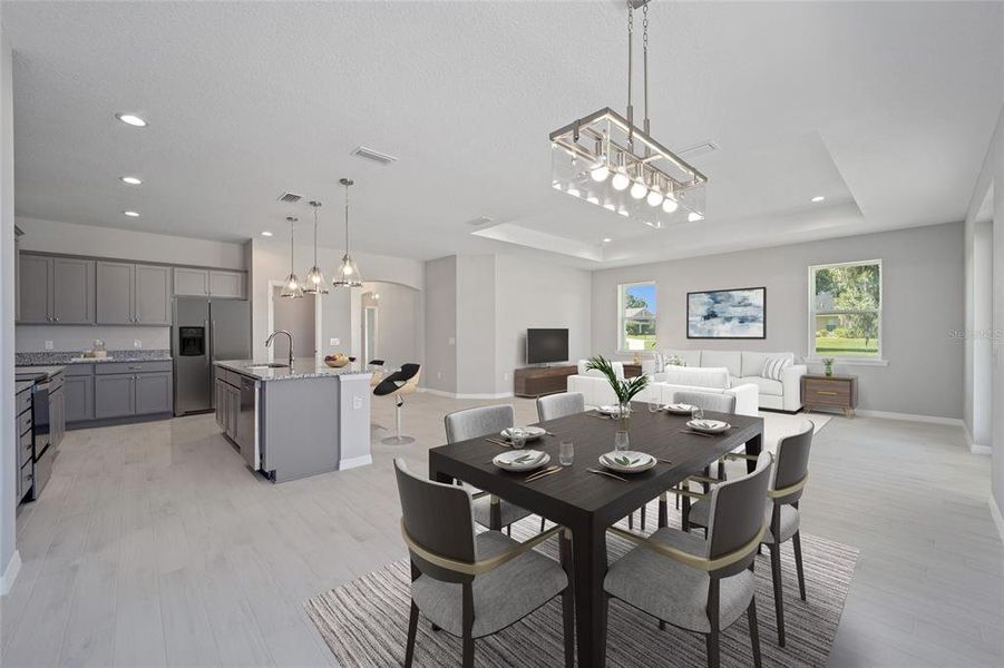 Furnished interior view inside a new home in , Ocala (Image 10). Furnished interior view inside a new home in , Ocala (Image 10).