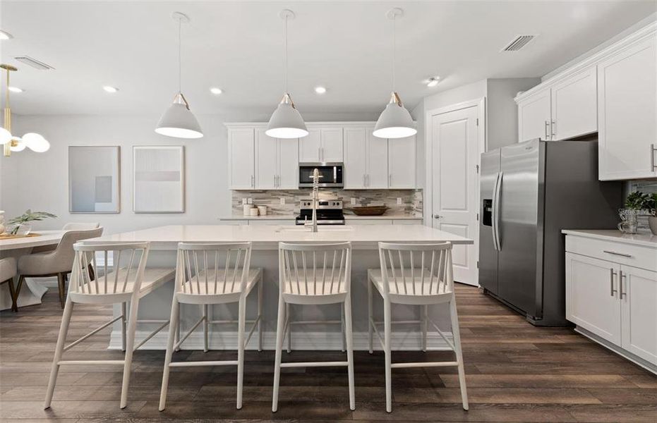Furnished interior view inside a new home in Grandura, Sarasota (Image 6).