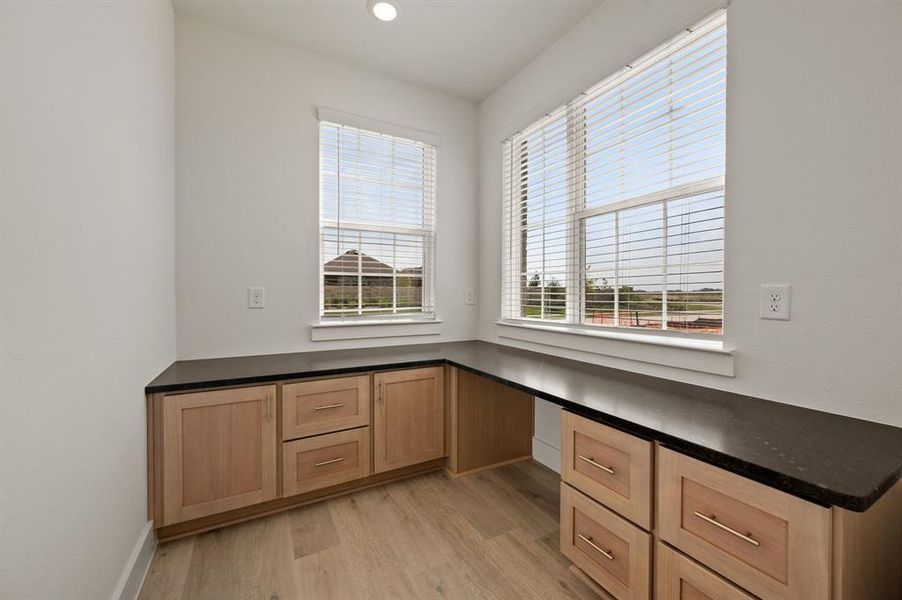 Our Camille II plan offers a built in office space that will make working from home a pleasure!