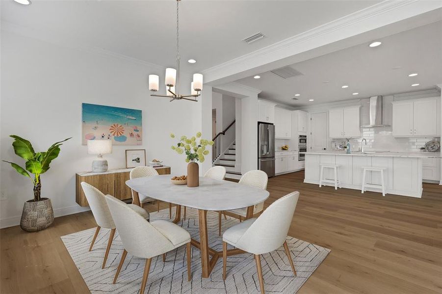 Furnished interior view inside a new home in Cassata Lakes, Nokomis (Image 6).