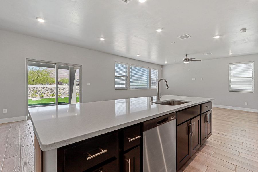 Furnished interior view inside a new home in The View at Desert Springs | Thoughtful Collection, El Paso (Image 7). Furnished interior view inside a new home in The View at Desert Springs | Thoughtful Collection, El Paso (Image 7).