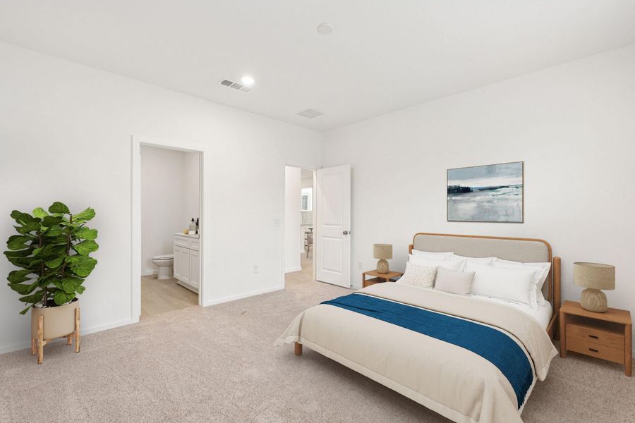 Furnished interior view inside a new home in Decker Farms, Magnolia (Image 5). Furnished interior view inside a new home in Decker Farms, Magnolia (Image 5).