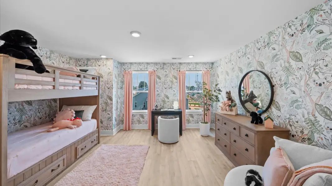 Furnished interior view inside a new home in Village at Midway, Anderson (Image 29).