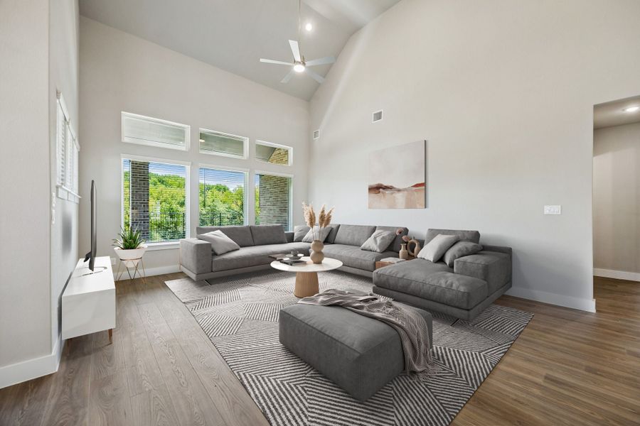 Furnished interior view inside a new home in Rainwater Crossing, Celina (Image 6).
