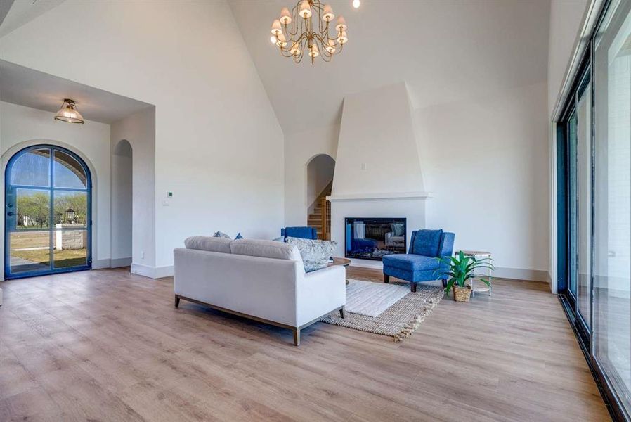 Furnished interior view inside a new home in , Joshua (Image 6).