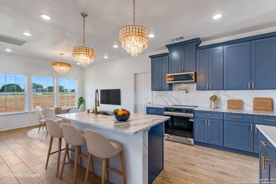 Furnished interior view inside a new home in , Floresville (Image 17).