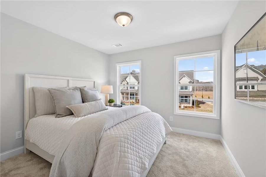 Furnished interior view inside a new home in , Suwanee (Image 11).