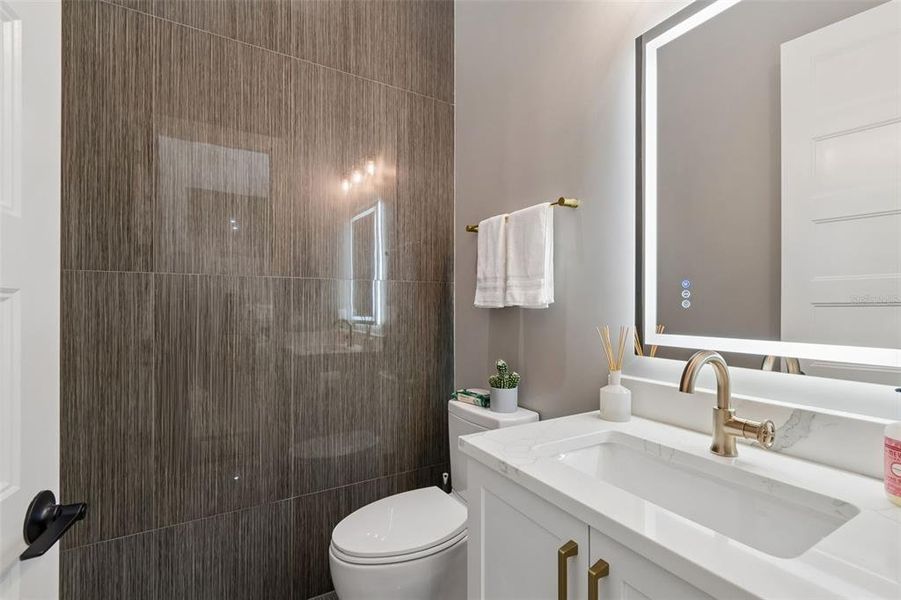 Furnished interior view inside a new home in , Tampa (Image 16). Furnished interior view inside a new home in , Tampa (Image 16).