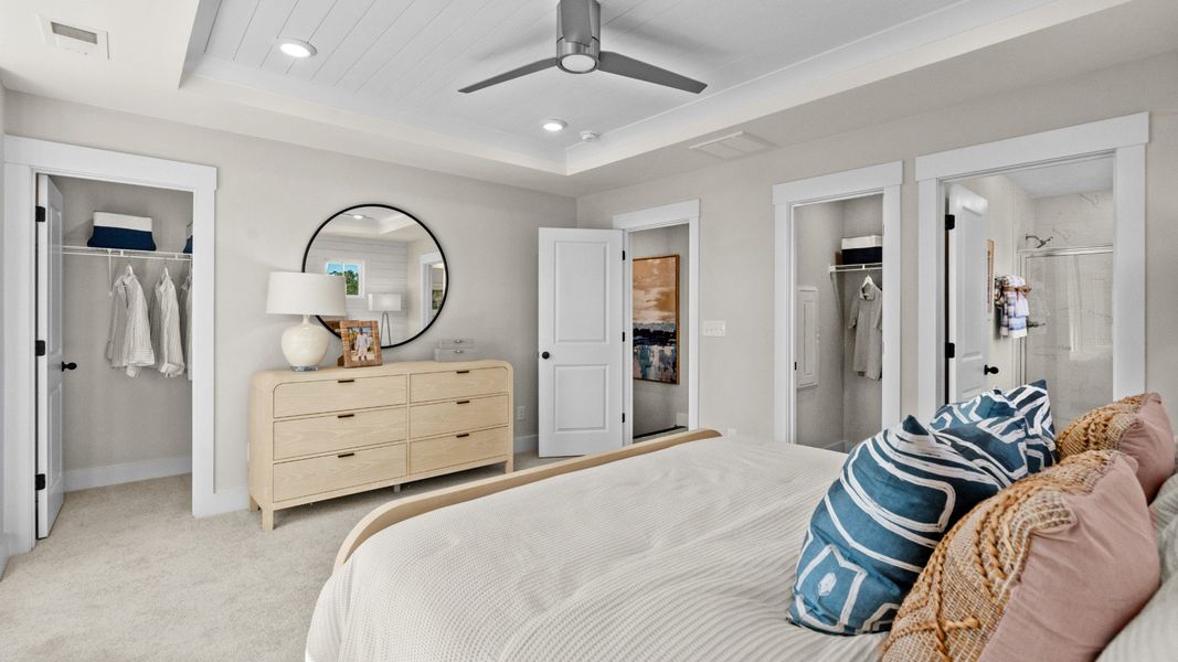 Representative furnished interior of a home built from the Brookgreen by DRB Homes in Park Circle Townhomes, Charleston (Image 15). Representative furnished interior of a home built from the Brookgreen by DRB Homes in Park Circle Townhomes, Charleston (Image 15).