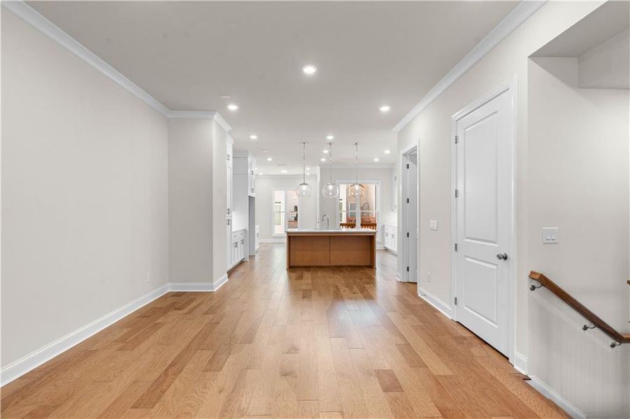 Spacious, unfurnished interior of a new home in Ward's Crossing Townhomes, Johns Creek (Image 42).