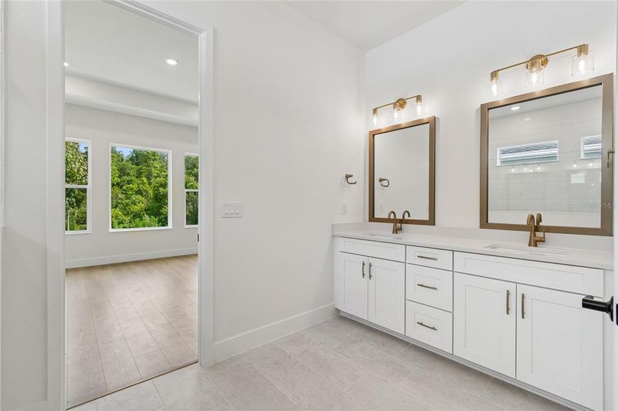 Furnished interior view inside a new home in Chapel Crossings – Classic Series, Wesley Chapel (Image 9).