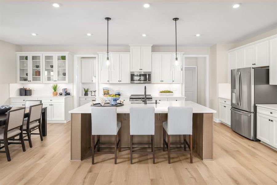 Representative furnished interior of a home built from the Normandy by Ryan Homes in Everly Estates, Spartanburg (Image 2).