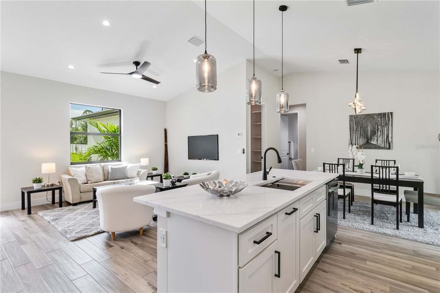 Furnished interior view inside a new home in , North Port (Image 12).