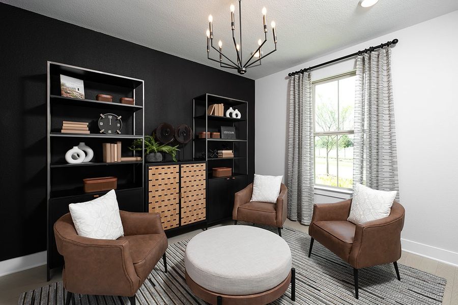 Furnished interior view inside a new home in Discovery Collection at Painted Tree Village, McKinney (Image 4).