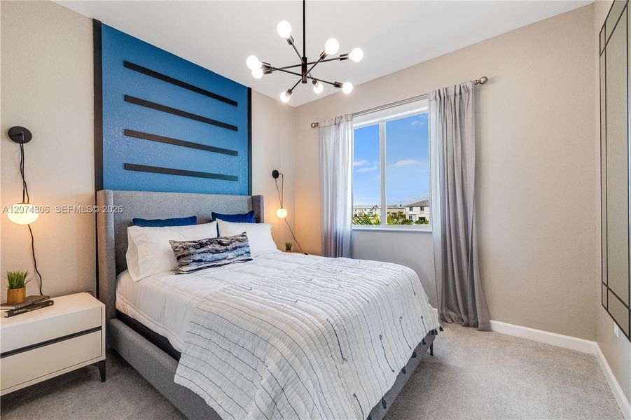 Furnished interior view inside a new home in Terra Sol, Homestead (Image 20).