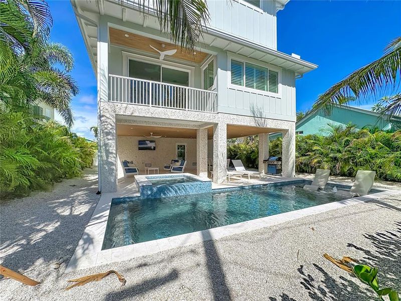 Exterior details and patio area of a home in , Bradenton Beach (Image 42).