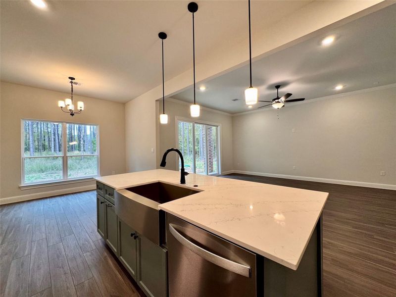 Furnished interior view inside a new home in Encino Estates, Dayton (Image 9).