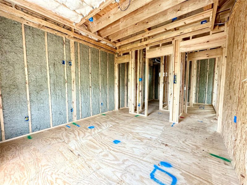Master bedroom with en suite bathroom.