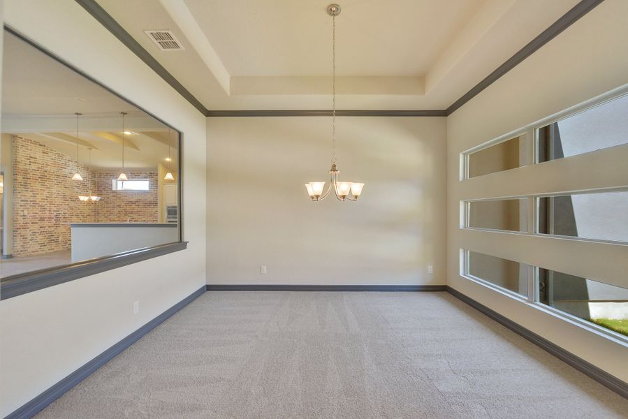 Representative unfurnished interior of a home built from the The Scottsdale 5500 by Whitestone Custom Homes in Johnson Ranch, Bulverde (Image 27). Representative unfurnished interior of a home built from the The Scottsdale 5500 by Whitestone Custom Homes in Johnson Ranch, Bulverde (Image 27).