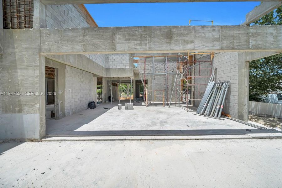 In-progress construction of a new home in , Miami Shores, FL (Image 26).