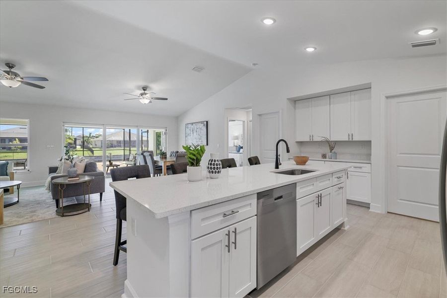 Furnished interior view inside a new home in Cape Coral, Cape Coral (Image 8).