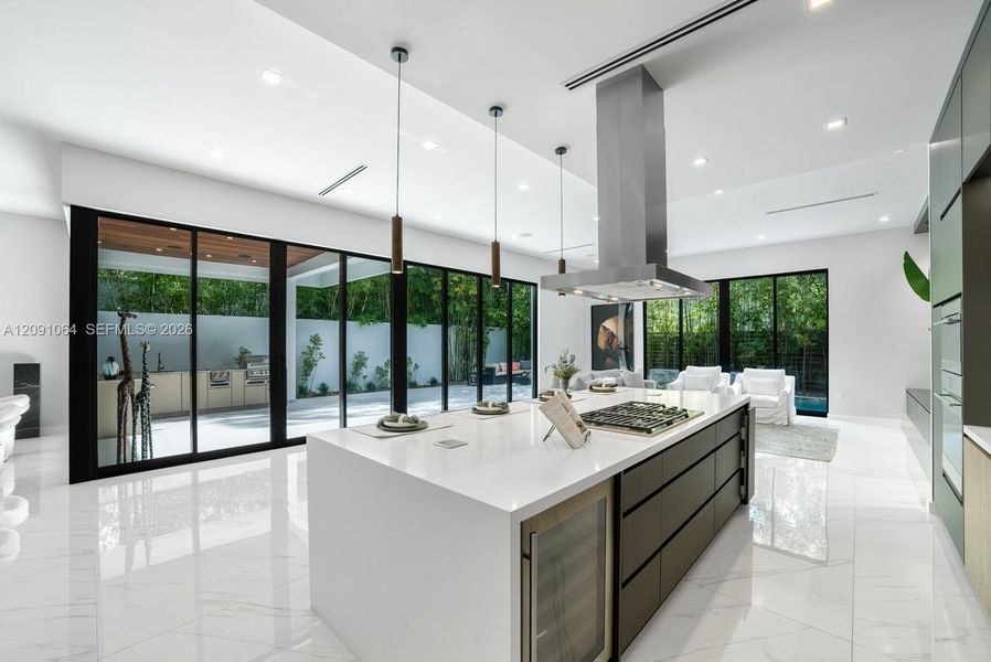 Furnished interior view inside a new home in , Miami (Image 12).