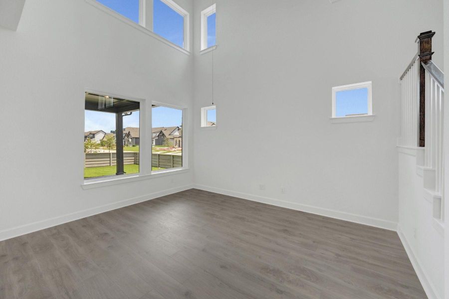 Spacious, unfurnished interior of a new home in Pomona - Grove Row Collection, Manvel (Image 23).