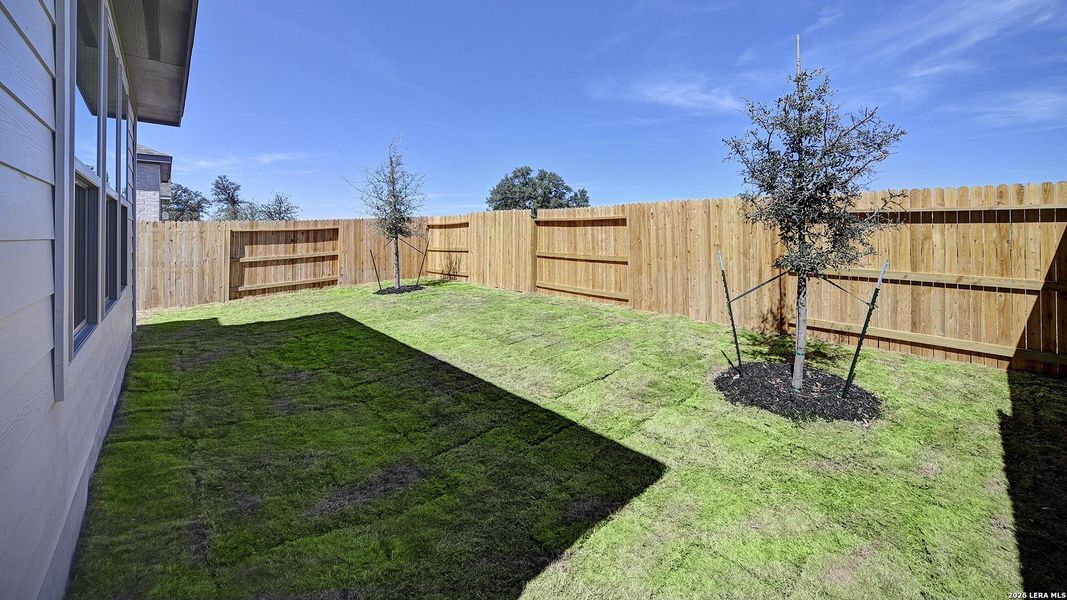 Exterior details and patio area of a home in Stillwater Ranch, San Antonio (Image 18).
