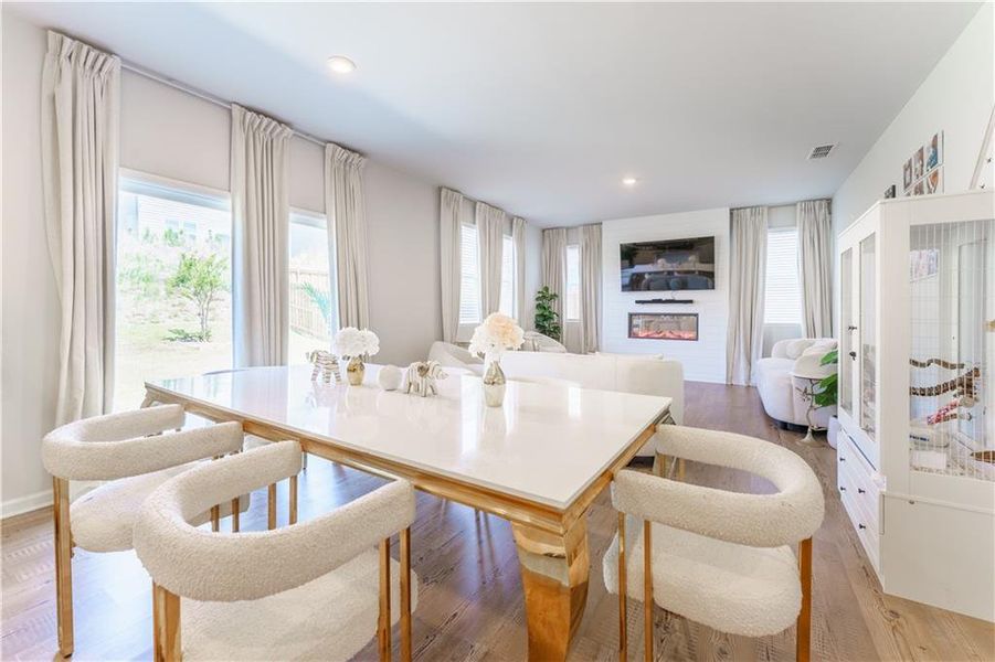 Furnished interior view inside a new home in Kingsley Creek, Lithonia (Image 14).
