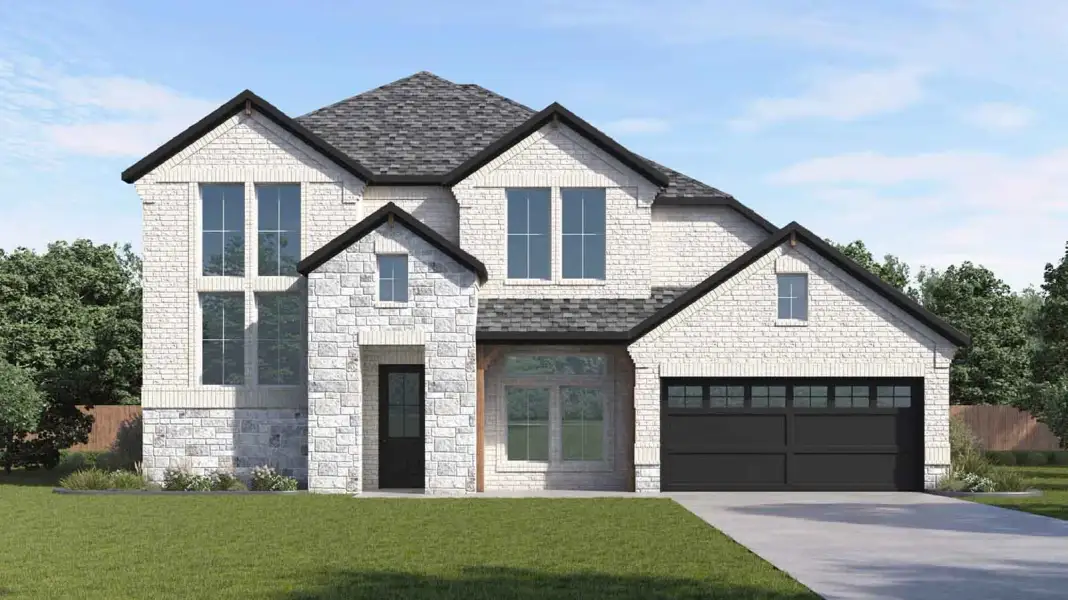 Representative exterior photo of a completed home built from the Adrian by D.R. Horton in Alexander 65' Homesites, Pearland, TX (Image 25).