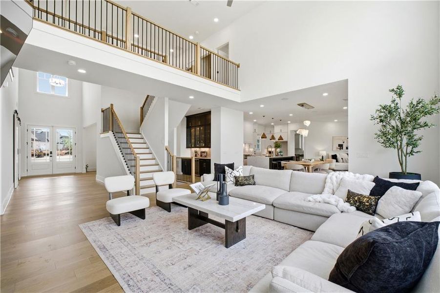 Furnished interior view inside a new home in , Alpharetta (Image 6).