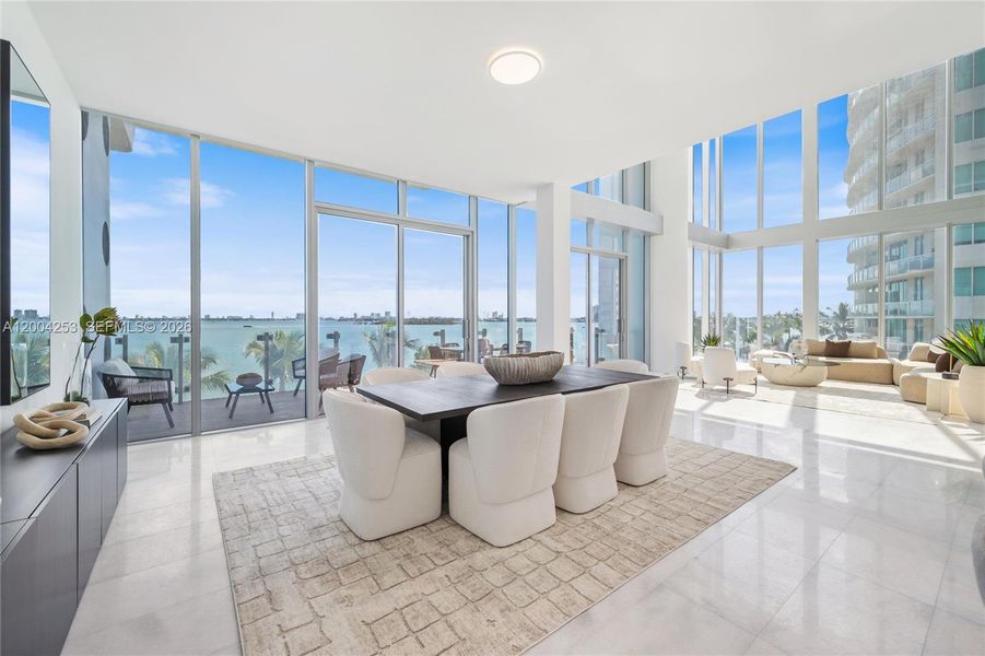 Furnished interior view inside a new home in , Miami (Image 13).