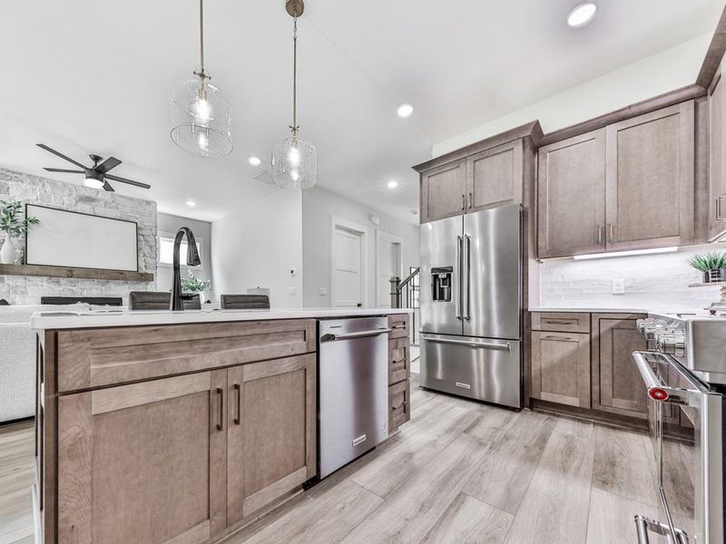 Furnished interior view inside a new home in , Holly Springs (Image 4). Furnished interior view inside a new home in , Holly Springs (Image 4).
