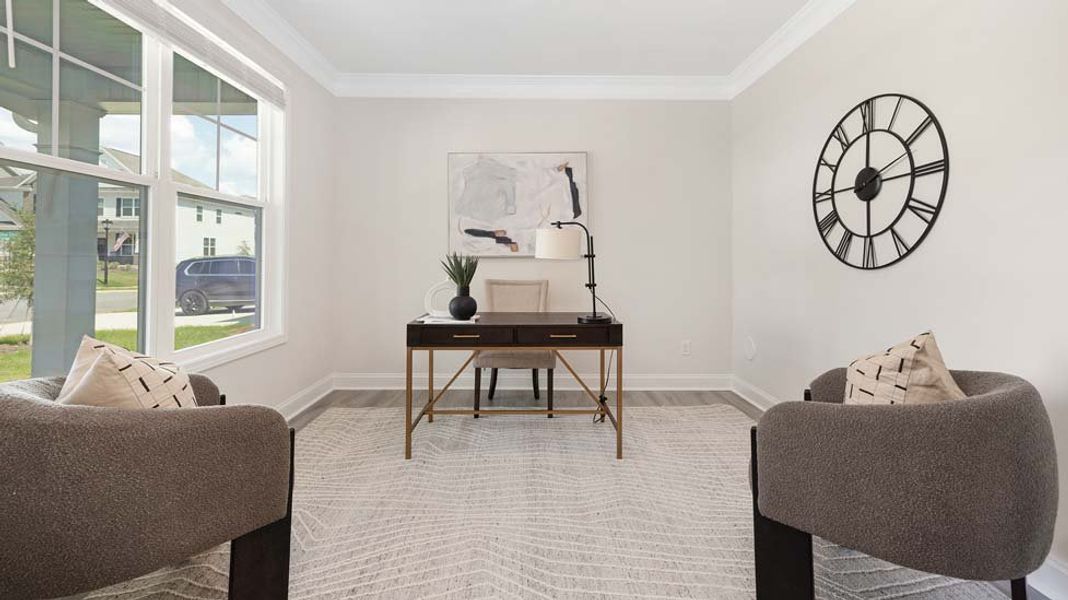 Furnished interior view inside a new home in Sylvan Creek, Denver (Image 26).
