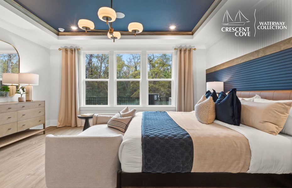 Representative furnished interior of a home built from the Stellar - Waterway Collection by Pulte Homes in Crescent Cove, Myrtle Beach (Image 15).